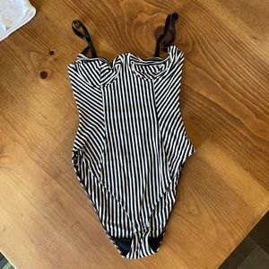 American Apparel Striped Bodysuit - XS
